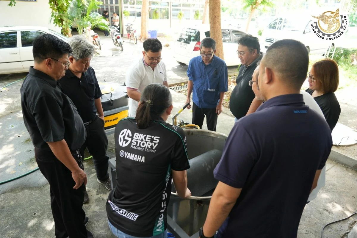 อบรมการตรวจและทดสอบถังของรถใช้ก๊าซปิโตรเลียมเหลวเป็นเชื้อเพลิง หงษ์ทองเอ็นจิเนียร์